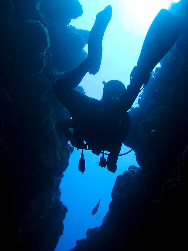 Blue hole canyon. Dive here if you dare! From exploring the best of Egypt