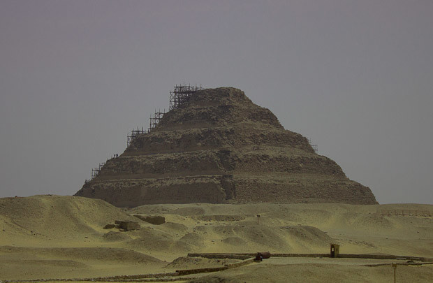 Pyramid of Zoser The Step Pyramid of Zoser (Djoser) at Sakkara, Cairo, Egypt.