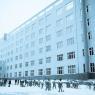 Chinese school in Harbin -- kids shovelling snow.