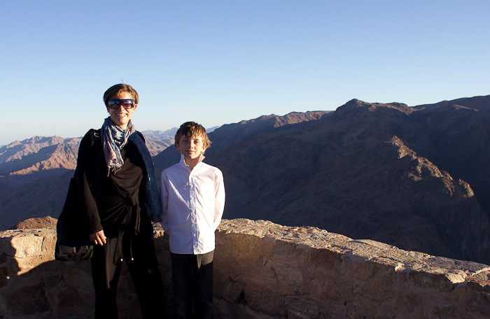 Zac and I on Mount Sinai.