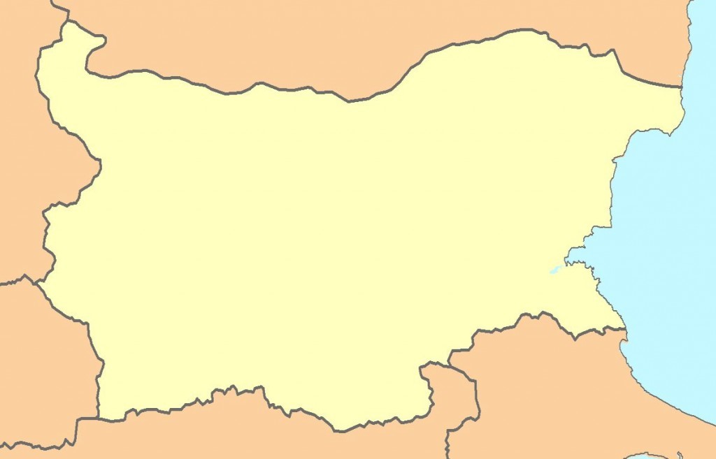 Map of Bulgaria via Wikimedia Commons.