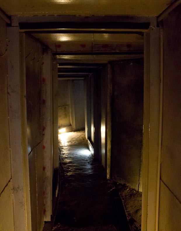 Hezbollah bunker in Mleeta Narrow corridor within a Hezbollah bunker in Mleeta, AKA HezbollahLand.