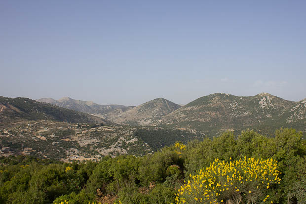 Mleeta HezbollahLand Lebanon-11 View over the mountains from Mleeta tourism landmark of the resistance, AKA HezbollahLand, Lebanon.