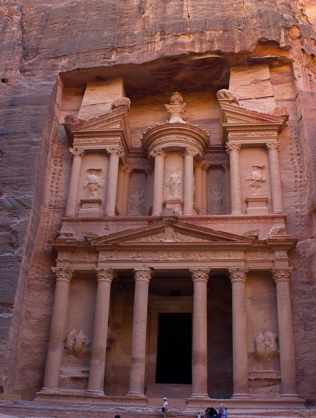 View of the treasury at Petra