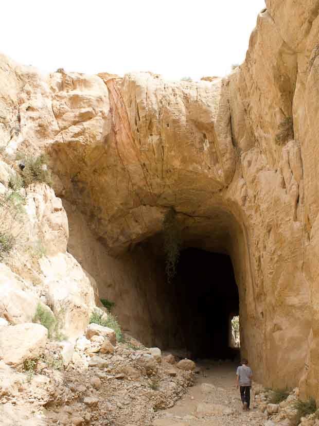 Petrafied in Petra-25 The Nabatean tunnel on WAdi Muthlim in Petra.