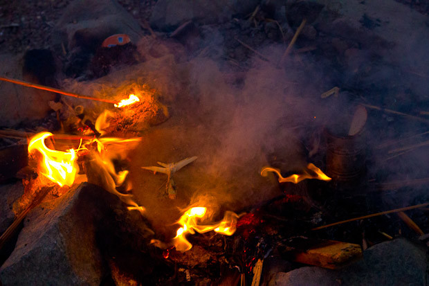 Ras Abou Galoum-13 Barbecuing jellyfish.