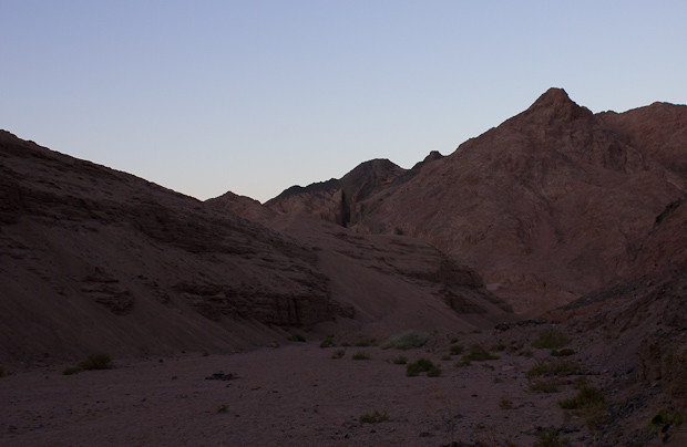 Sinai desert mountains Russet craggy hills in the Sinai desert outside Dahab, Egypt.
