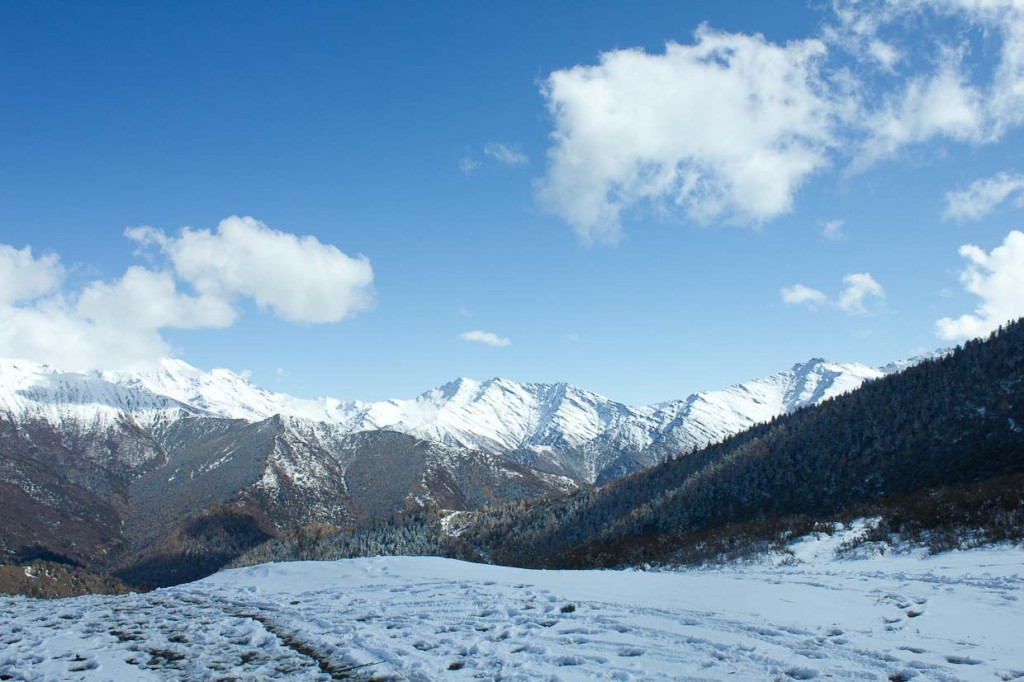 Songpan snowscape.