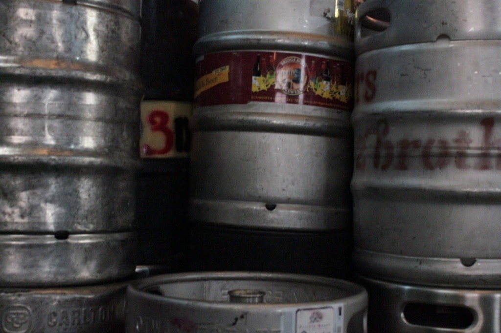 beer barrels