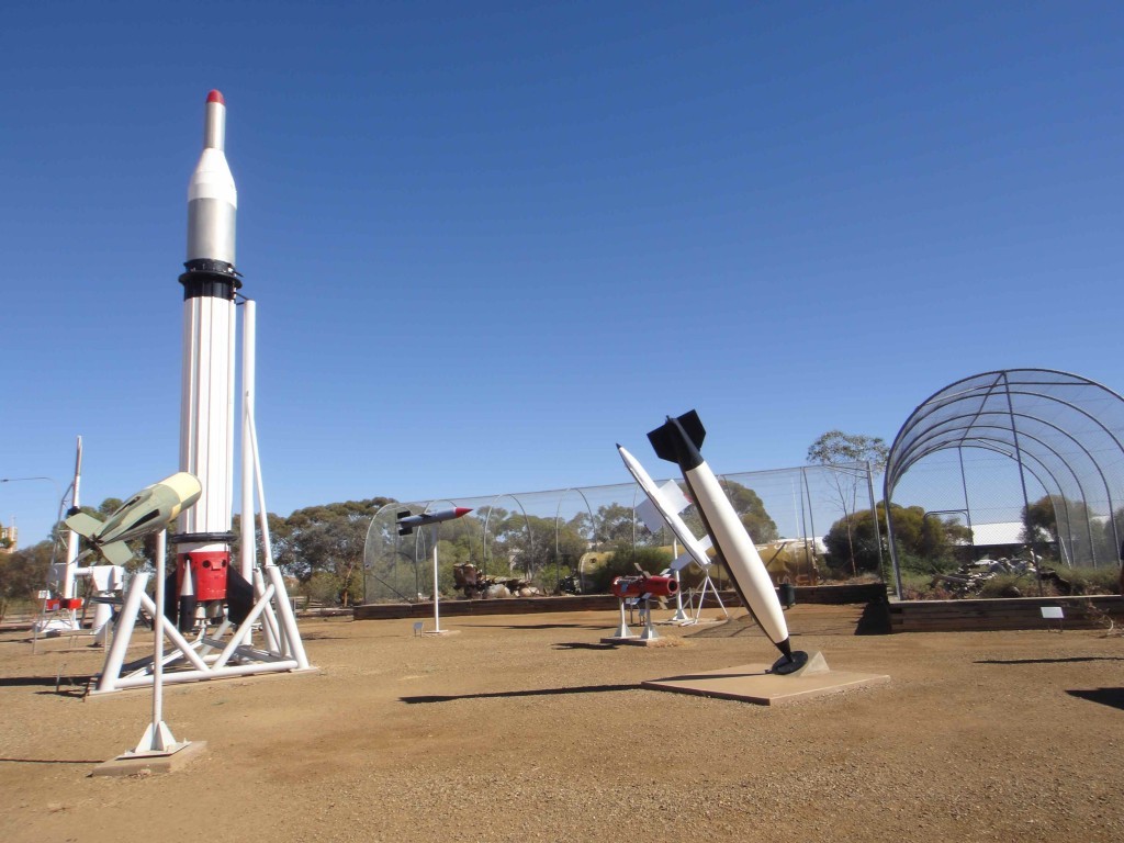 missile park, woomera Missile Park in Woomera, South Australia