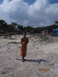 young monk, bokor national park, cambodia young monk, bokor wat, bokor national park, cambodia