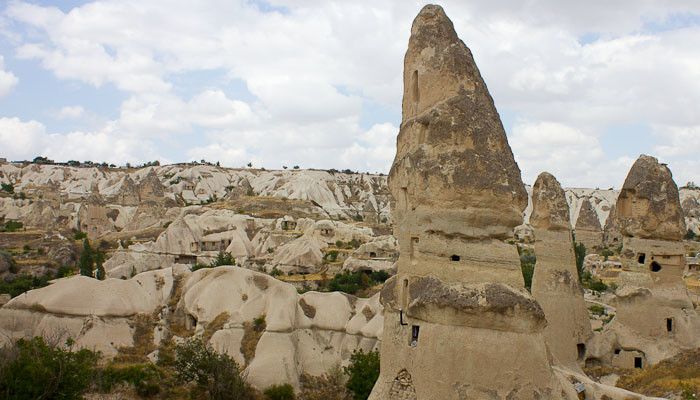 Phallic-Rocks-Cappadocia Phallic rock overlooking Goreme, Cappadocia.