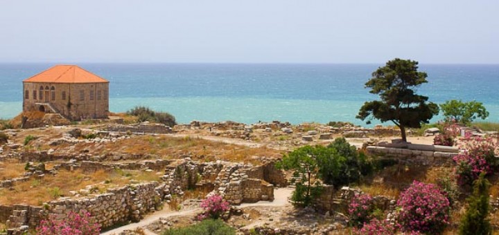 Ruins of neolithic villages in Byblos, Jbail, Lebanon.