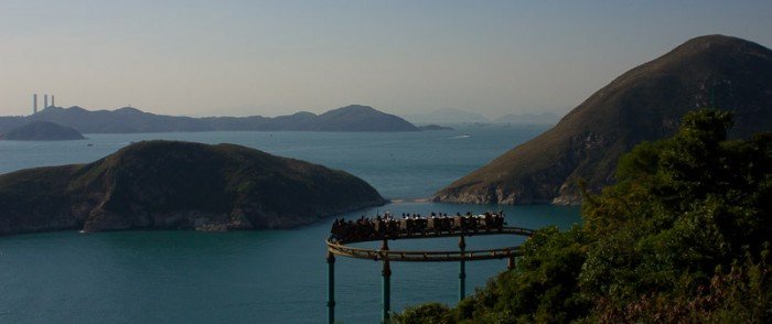 Rollercoaster at Ocean Park, Hong Kong.