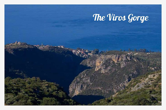 The Viros Gorge, the Mani, Greece.