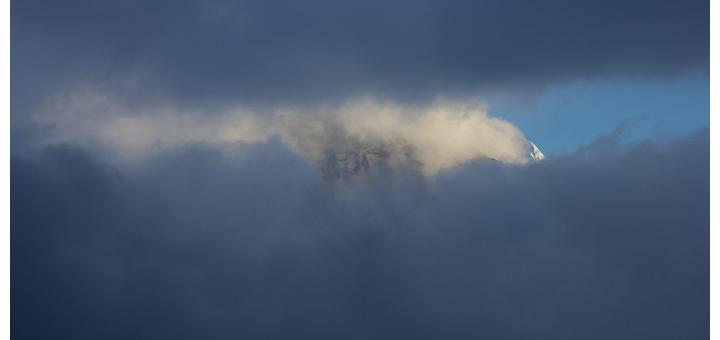 Clouds in the Himalayas.