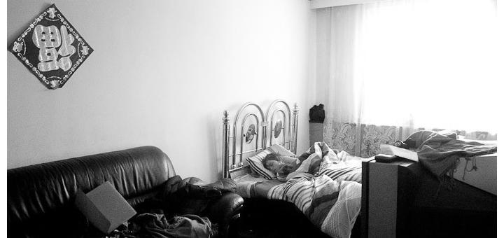 Zac's man cave. At home in Harbin.