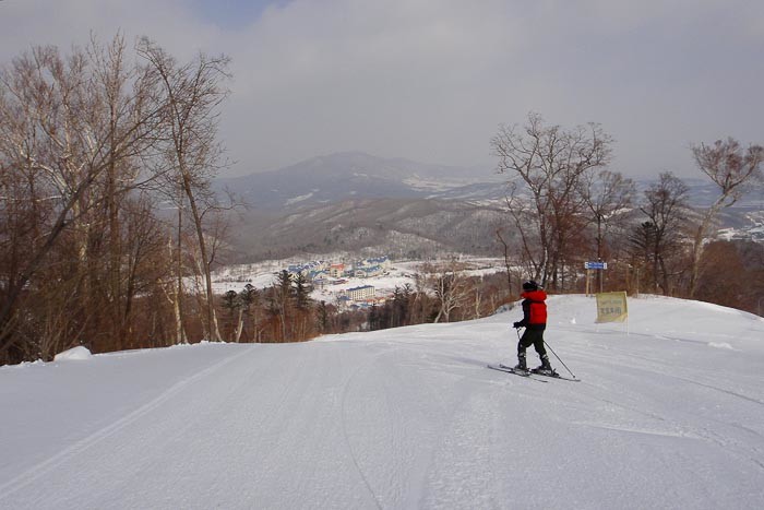 Zac at Yabuli Sun Mountain.