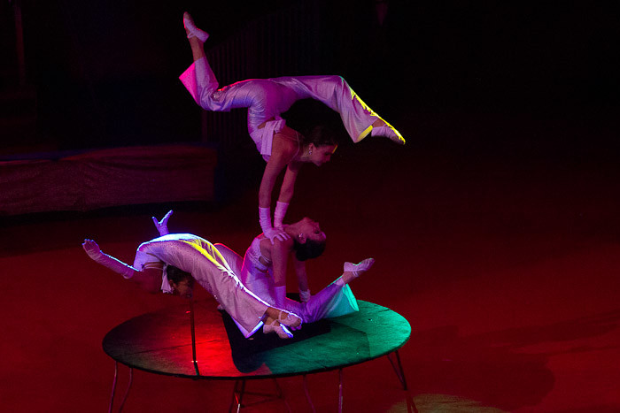 Contortionists at Mongolian State Circus.
