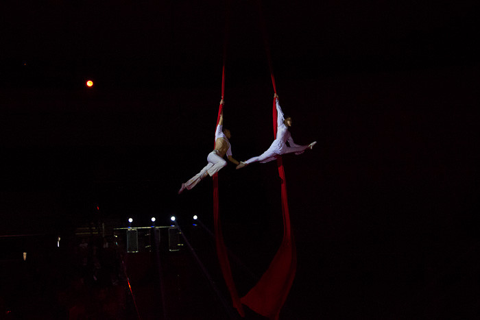 Corde lisse at the Mongolian State Circus.
