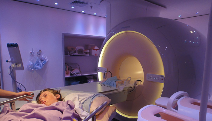 Zac in MRI Scanner