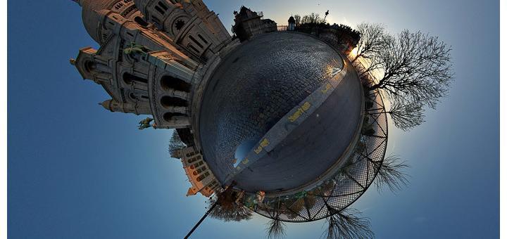 Gorgeous Montmartre panorama thingy by Alexandre Duret-Lutz.
