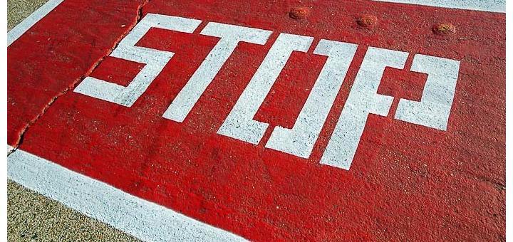 Pavement stop sign by Steve Snodgrass on Flickr's Creative Commons.