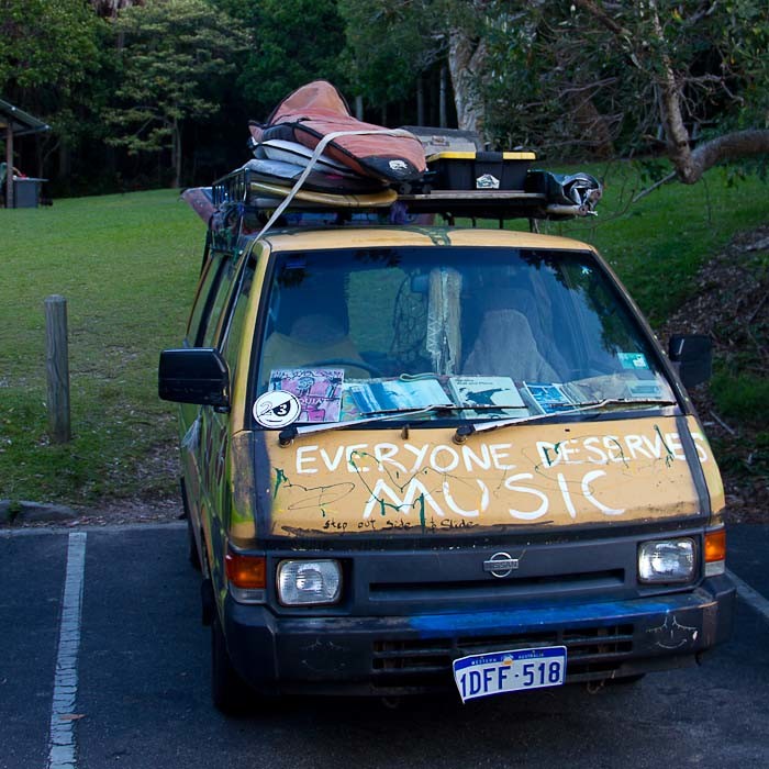 VW Camper in Byron Bay, Australia.