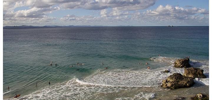 View from the headland at Byron Bay.