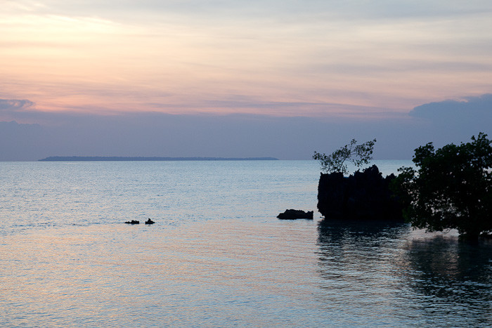 Sunrise over Nabucco Island, Derawan, Kalimantan.