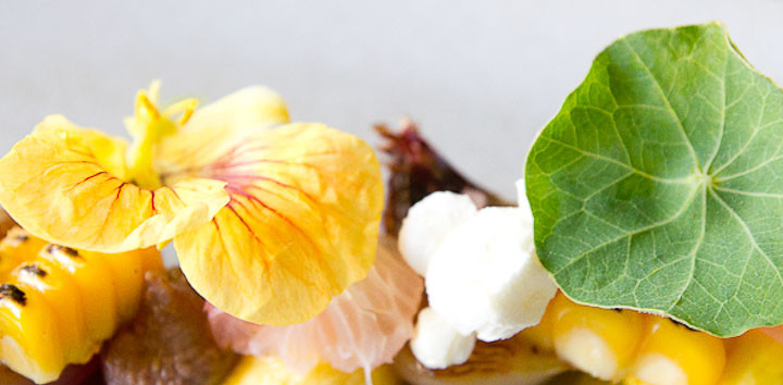 Sweetcorn dish at Locavore Ubud.