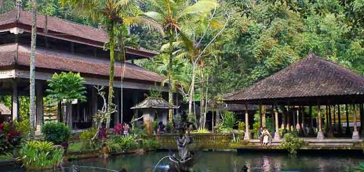 The water temple of Tirta empul at Tampak Siring.