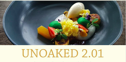 Picture of attractive dessert with title Unoaked 2.01
