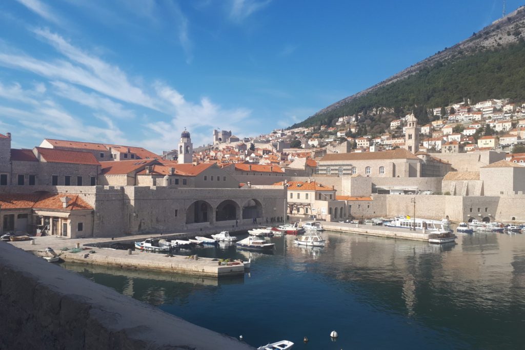 Dubrovnik harbour and its medieval arsenals